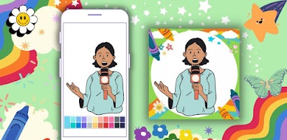 برنامه‌نما Coloring Book: News Reader App عکس از صفحه
