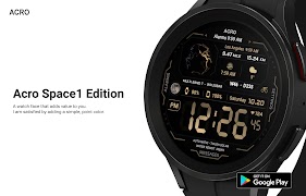 Acro Space1 edtion Watchface スクリーンショット 3