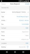 iOffice Service Request 스크린샷 2