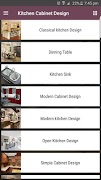 Kitchen Cabinet Design โปสเตอร์
