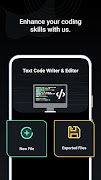 Text Code Writer & Editor 海报