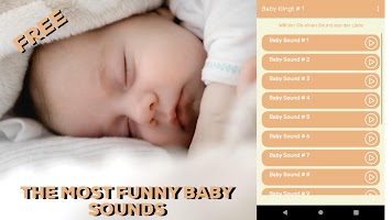 Cute baby ringtones and sounds poster
