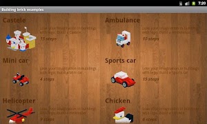 3 Schermata Building brick examples