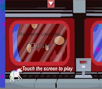 Rainbow unicorn dasher screenshot 1