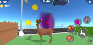Crazy deer simulator screenshot 4