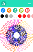 برنامه‌نما Paint page - Pattern Draw app عکس از صفحه