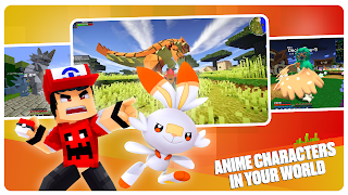 برنامه‌نما Pixelmon Mods for Minecraft PE عکس از صفحه