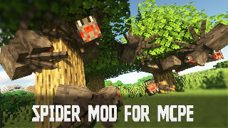Spider Mod for Minecraft PE imagem de tela 1