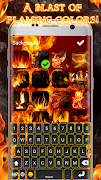 Flame Keyboard Themes পোস্টার