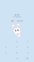 카카오톡 테마 - 코튼캔디바니_블루 Screenshot 3