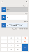 Logarithm Calculator capture d'écran 1