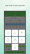 برنامه‌نما Working Timer - Timesheet عکس از صفحه