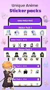 Anime Stickers for WhatsApp Ekran Görüntüsü 1