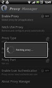 Proxy Manager imagem de tela 1