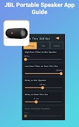 برنامه‌نما JBL Portable Speaker App Guide عکس از صفحه