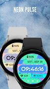 Neon Pulse Watch Face screenshot 1
