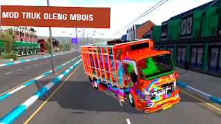 Mod Truck Canter Oleng Mboiss screenshot 7