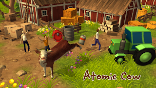 Atomic Cow Simulator 3D plakat