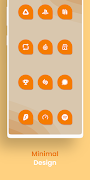 Adaptive Orange - Icon Pack screenshot 3