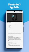 iTech Active 3 App Guide تصوير الشاشة 3