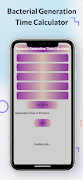 Bacterial Generation Time Cal screenshot 4