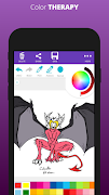 DEMON Coloring Book পোস্টার