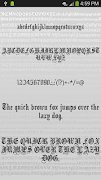 Gothic Fonts Message Maker gönderen