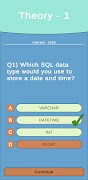 5 Schermata SQL Quiz Master Pro: Learn SQL