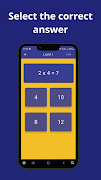 Table de multiplication capture d'écran 2