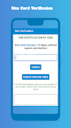Sim Verification اسکرین شاٹ 3