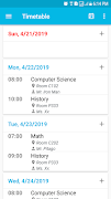 Timetable 포스터
