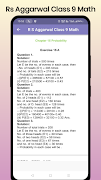 Rs Aggrawal Class 9 Math captura de pantalla 4