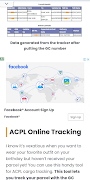 ACPL Tracking imagem de tela 2