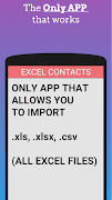 xlsx contact Import Export poster