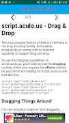 برنامه‌نما script.aculo.us Tutorial عکس از صفحه