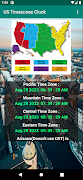 برنامه‌نما US Timezones Clock عکس از صفحه