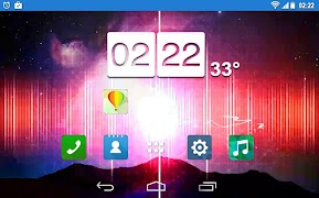 Space Light Equalizer Live WP اسکرین شاٹ 4