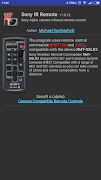 IR remote for Sony camera screenshot 6