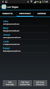 Split expenses and settle up! screenshot 2