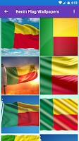 Benin Flag Wallpaper: Flags and Country Images Poster