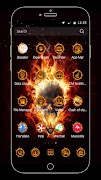 برنامه‌نما Hellfire Skull Theme عکس از صفحه