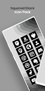 Square Black - Icon Pack Plakat