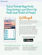 برنامه‌نما Silent Otomatis Ketika Waktu Shalat Go Khusyuk عکس از صفحه