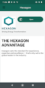 HEXAGON Mobile الملصق