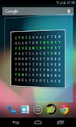 برنامه‌نما Word Clock 4x4 عکس از صفحه