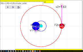 برنامه‌نما Binary Stars Simulator عکس از صفحه