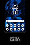 Everything Adaptive Blue Icons poster