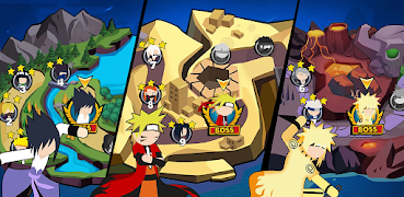 Stickman Shinobi Fight 3v3 截图 5