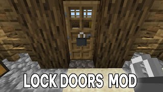 Lock Doors Mod Minecraft PE скриншот 6