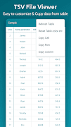 برنامه‌نما TSV File Viewer عکس از صفحه